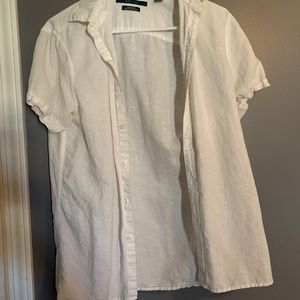 White button down